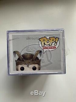 Funko Pop Loki from Thor The Mighty Avenger #02 SIGNED by Tom Hiddleston Vaulted