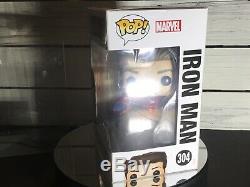 Funko Pop Marvel Iron Man Avengers Signed By Robert Downey Jr