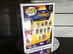 Funko Pop Marvel Iron Man Avengers Signed By Robert Downey Jr