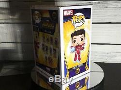 Funko Pop Marvel Iron Man Avengers Signed By Robert Downey Jr