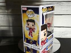 Funko Pop Marvel Iron Man Avengers Signed By Robert Downey Jr