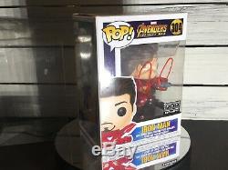 Funko Pop Marvel Iron Man Avengers Signed By Robert Downey Jr