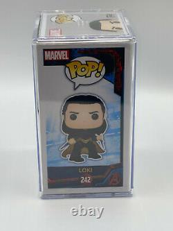 Funko Pop! Marvel Thor Ragnarok 242 Loki signed by Tom Hiddleston PSA COA