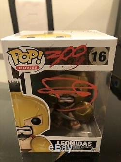 Funko Pop! Movie 300 Leonidas #16 Retired VAULTED POP CASE SIGNED FRANK MILLER