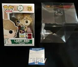 Funko Pop! NBA Larry Bird 77 Signed Boston Celtics WithBeckett COA Ltd Ed 125 Pcs