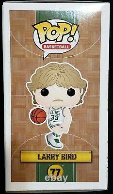 Funko Pop! NBA Larry Bird 77 Signed Boston Celtics WithBeckett COA Ltd Ed 125 Pcs