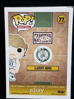 Funko Pop! NBA Larry Bird 77 Signed Boston Celtics WithBeckett COA Ltd Ed 125 Pcs