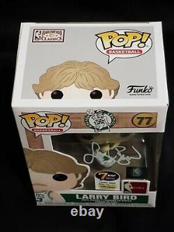 Funko Pop! NBA Larry Bird 77 Signed Boston Celtics WithBeckett COA Ltd Ed 125 Pcs