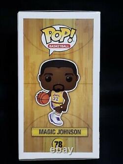 Funko Pop! NBA Magic Johnson 78 Signed LA Lakers WithBeckett COA Ltd Ed 125 Pcs