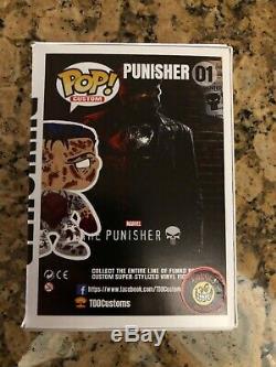 Funko Pop Netflix Punisher Custom Stan Lee signed Awesome piece