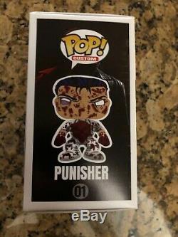 Funko Pop Netflix Punisher Custom Stan Lee signed Awesome piece