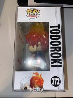 Funko Pop Shoto Todoroki My Hero Academia David Matranga signed withQuote, JSA