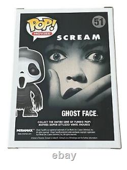 Funko Pop! Vinyl Ghost Face #51 SCREAM SIGNED AUTOGRAPHED Roger L. Jackson