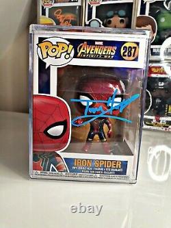 Funko Pop Vinyl- Spiderman Signed By Tom Holland With JSA Authentication