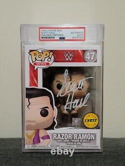 Funko Pop signed nWo set Hogan, Nash, Hall PSA encapsulated autograph