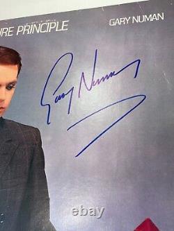 GARY NUMAN SIGNED AUTOGRAPHED The Pleasure Principle 1979 Vinyl LP IP PROOF