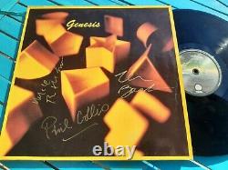GENESIS autograph lp vinyl MAMA album signed live PHIL, MIKE & TONY collectors