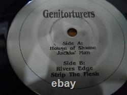 GENITORTURERS signed/autographed vinyl 45 by GEN. HOUSE OF SHAME + 3 PURPLE VINYL