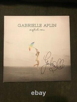 Gabrielle Aplin Autographed Vinyl Record Signed English Rain Blue Vinyl Album Lp