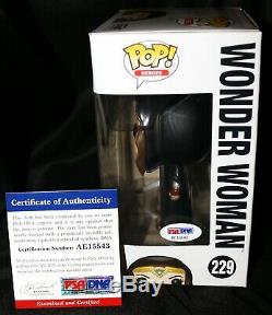 Gal Gadot Signed Wonder Woman Justice League Funko POP PSA JSA