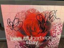 Garbage Signed Autographed Lp Vinyl Beautiful Garbage Rare Shirley Manson X4