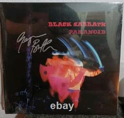 Geezer Butler Signed Black Sabbath Paranoid Vinyl LP Album Gatefold JSA COA