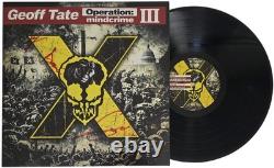 Geoff Tate Signed Queensryche Operation Mindcrime Album Proof, Autographed Vinyl
