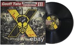 Geoff Tate Signed Queensryche Operation Mindcrime Album Proof, Autographed Vinyl