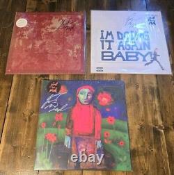 Girl in red -Signed /Autographed Vinyl Bundle Set Of 3 LP