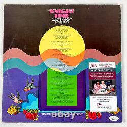 Gladys Knight Signed Autographed KNIGHT TIME Vinyl Album EXACT Proof JSA Pips