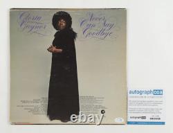 Gloria Gaynor Signed (AutographCOA) Never Can Say Goodbye Vinyl Record Album I