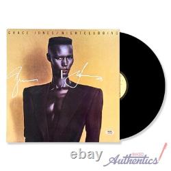 Grace Jones Signed Autographed Vinyl LP Nightclubbing PSA/DNA Authenticated