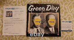 Green Day full band signed autographed Nimrod vinyl record ACOA COA LOA #SA13078