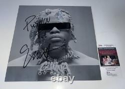 Gunna Autographed DS4EVER signed Vinyl Album inscribed Pushin P JSA COA