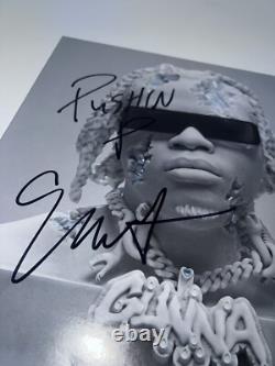 Gunna Autographed DS4EVER signed Vinyl Album inscribed Pushin P JSA COA
