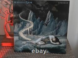 HALESTORM Everest Band COVER SIGNED Pink Vinyl LP Autographed