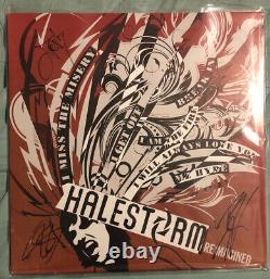 HALESTORM REIMAGINED SIGNED COLORED LP Autograph Record Vinyl