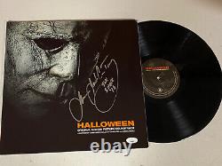 HALLOWEEN JAMES JUDE COURTNEY SIGNED AUTOGRAPHED VINYL ALBUM With JSA COA AF66882