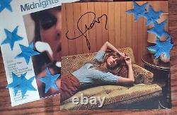 HAND SIGNED Taylor Swift Midnights Moonstone Vinyl Autograph Insert