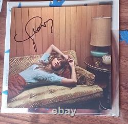 HAND SIGNED Taylor Swift Midnights Moonstone Vinyl Autograph Insert