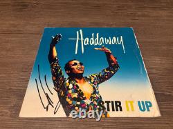 Haddaway Signed Autographed Lp Vinyl Stir It Up Rare What Is Love! Legend