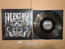 Halestorm Signed Autographed Vinyl Record LP Lzzy Hale Live In Philly