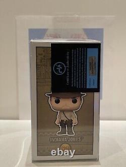 Harrison Ford Signed Funko Pop #1350 Indiana Jones Autograph with COA