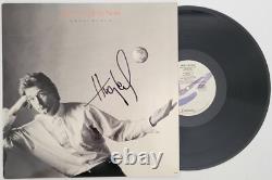 Huey Lewis signed Small World album COA exact proof autographed Vinyl Record