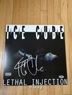 Ice Cube Signed Autographed Vinyl LP Lethal Injection PSA/DNA Authentic COA