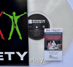 Information Society Signed Autographed Vinyl Album Kurt, Paul & James +jsa Coa