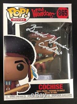 JUST RELEASED THE WARRIORS DAVID HARRIS as COCHISE Signed FUNKO POP Movies #865