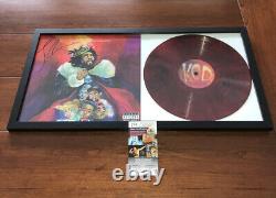 J COLE SIGNED KOD VINYL ALBUM LP FRAMED AUTOGRAPH (Kendrick Lamar Drake) JSA COA