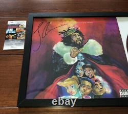 J COLE SIGNED KOD VINYL ALBUM LP FRAMED AUTOGRAPH (Kendrick Lamar Drake) JSA COA