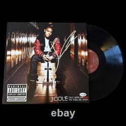 J. Cole Signed Autographed Cole World The Sideline Story Vinyl JSA Auth